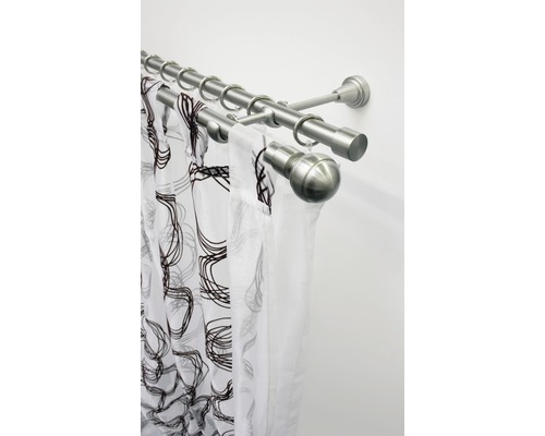 Bară dublă pentru perdea cu perdele