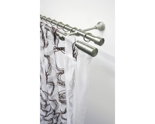 Bară dublă pentru perdea cu perdele