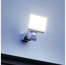 Proiector cu LED integrat XLED Home2 13,7W 1550 lumeni IP44, senzor de mișcare, lumină caldă, argintiu-thumb-2