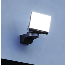 Proiector LED exterior XLED Home2 SL 13,7W 1550 lumeni IP44, lumină caldă, negru