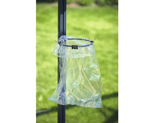 Sac de deșeuri de grădină pe suport cu cleme