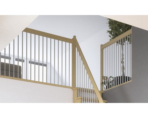 Element balustradă metal Pertura Filia 1 m pin