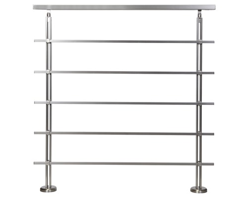 Balustradă din oțel inoxidabil cu bare orizontale