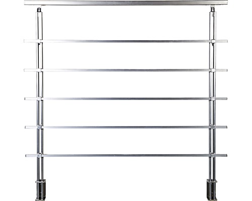 Balustradă metalică cu bare orizontale pentru interior