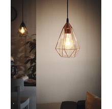 Lustr cu abajur geometric și bec