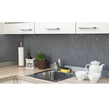 Mozaic sticlă CUBA HX11B negru 29x29,5 cm