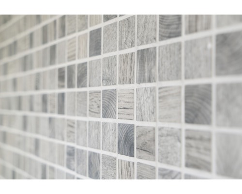 Prim-plan cu plăci de mozaic mici, pătrate