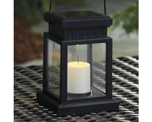 Felinar solar cu lumânare LED pentru exterior