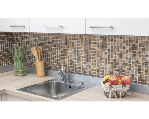 Chiuvetă de bucătărie cu baterie și faianță mozaic