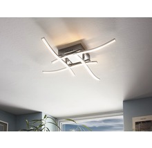 Plafonieră LED modernă cu elemente de lumină curbate