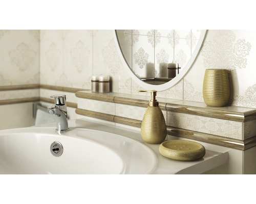 Chiuvetă de baie cu baterie și accesorii de baie