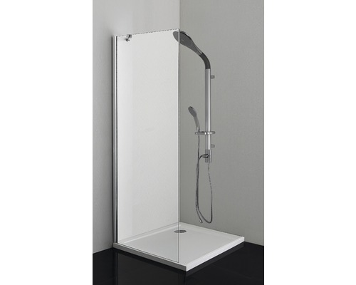 Perete lateral duș Sanotechnik Sanoflex, 95-97x195 cm, sticlă securizată transparentă, profil crom-0