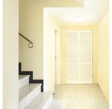 Plafonieră cu LED integrat Steinel RS 16L 9W 940 lumeni, senzor de mișcare, protecție la umiditate IP44, alb