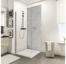 Panou decorativ pentru duș Decodesign, 1000x2100 mm, decor piatră, gri deschis-thumb-0