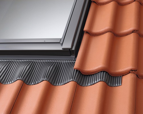 Ramă de etanșare VELUX BDX EDW CK04 2000 55x98 cm inclusiv set pentru izolare Fereastră de mansardă cu ramă de etanșare și țigle
