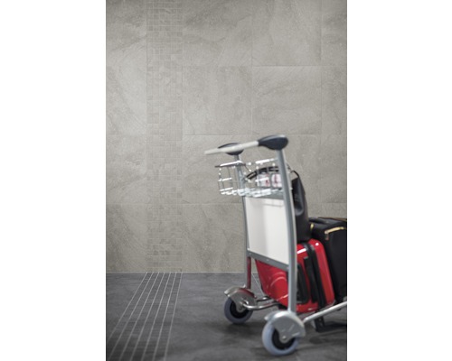 Plăci de perete și podea cu cărucior în interior