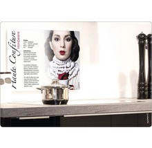 Folie magnetică cu motiv, dulceață de zmeură cu rețetă pe peretele bucătăriei