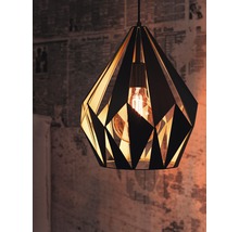 Lumină suspendată geometrică cu bec
