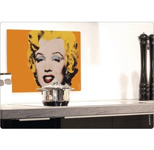 Placă de acoperire pentru aragaz cu motivul Marilyn Monroe și oală pe aragaz