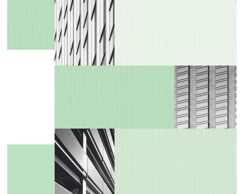 Design abstract cu fațadă de clădire