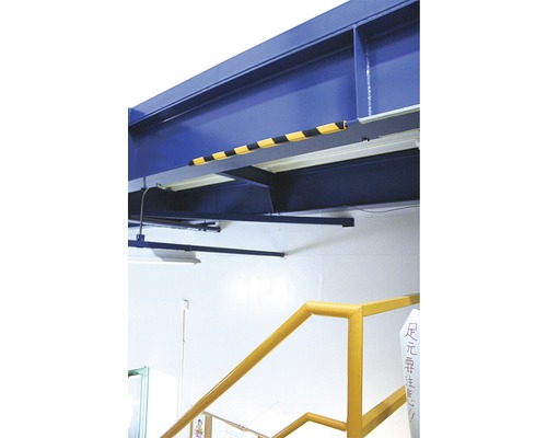 Grindă de oțel cu marcaj de avertizare pentru protecția capului