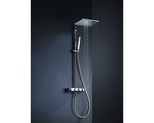 Set de duș cu duș fix și duș de mână în baie