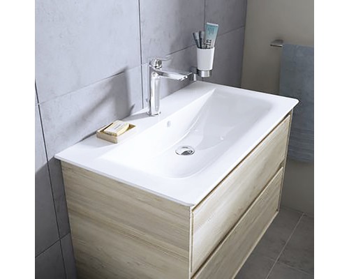 Lavoar cu dulap și două sertare în baie