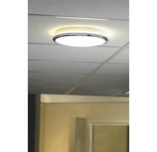 Plafonieră cu LED integrat Silver 10W 900 lumeni, pentru baie IP44, crom, lumină neutră-thumb-0