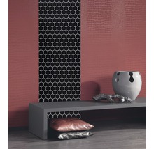 Mozaic piscină ceramic HX 095 negru mat 32,5x28,1 cm