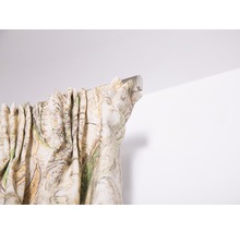 Galerie simplă aluminiu, prindere de perete, bronz 100 cm-thumb-1