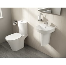 Rezervor WC ceramic Ideal STANDARD Tesi pentru combinare cu vas WC, dublă acționare, 3-6 l, alimentare laterală, alb-thumb-1