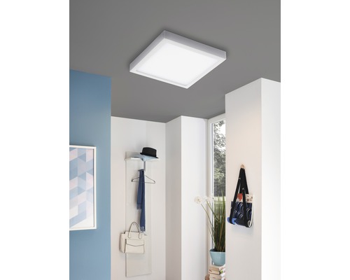 Plafonieră cu LED integrat Eglo Crosslink 21W 2700 lumeni, lumină RGBW, 300x300 mm, alb