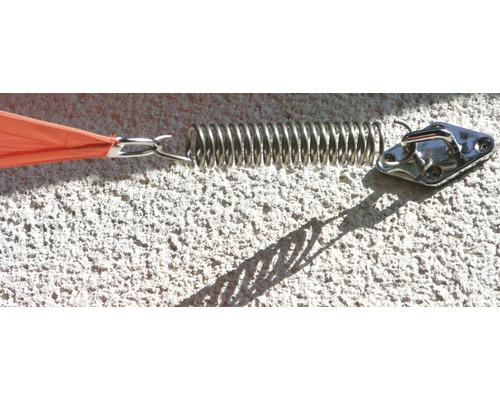 Set de fixare a umbrelei de soare cu arc și suport de perete