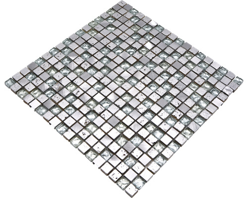 Mozaic din sticlă și metal