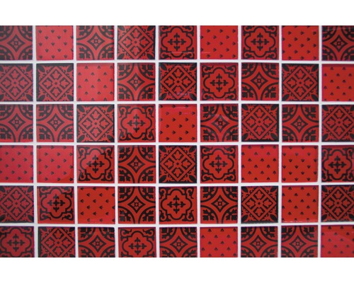 Model de gresie cu elemente decorative