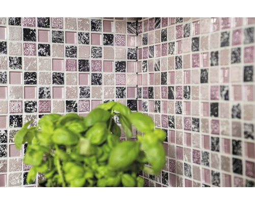 Faianță de mozaic cu bucăți pătrate