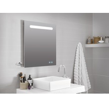 Oglindă baie cu LED Lina, 60x80 cm, cu antiaburire și dublu USB, IP 44-thumb-3