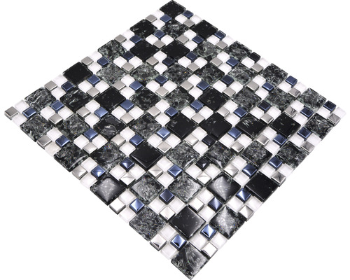 Placă de mozaic cu aspect de sticlă și marmură