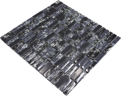 Placă de mozaic din sticlă și piatră naturală