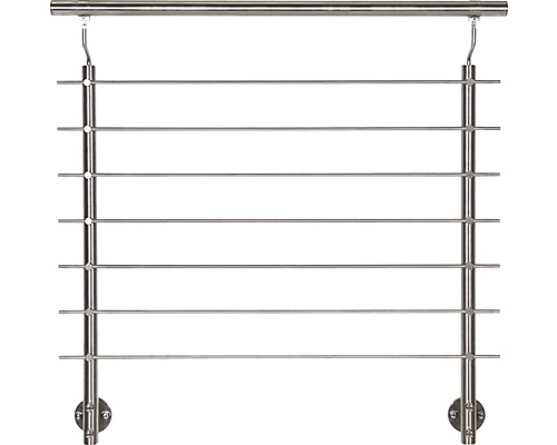 Uscător de rufe pentru montare pe perete cu opt bare de uscare