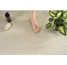 Mozaic piscină ceramic CU K217 gri mat neglazurat 31,5x29,4 cm