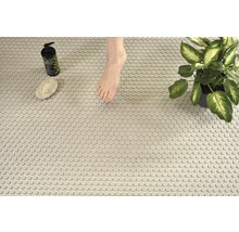 Mozaic piscină ceramic CU K217 gri mat neglazurat 31,5x29,4 cm
