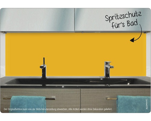 Protecție împotriva stropilor pentru baie deasupra unei chiuvete