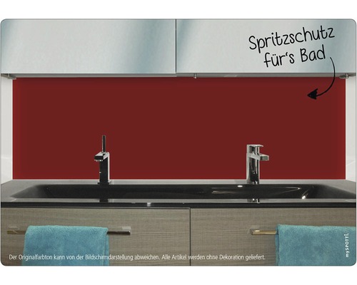 Chiuvetă de baie cu protecție împotriva stropilor