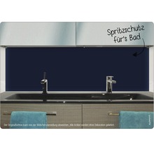 Chiuvetă cu protecție împotriva stropilor în baie