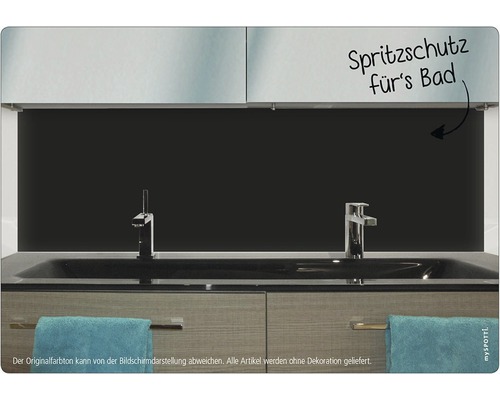 Chiuvetă de baie cu protecție împotriva stropilor pe perete