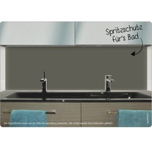 Chiuvetă de baie cu protecție împotriva stropilor