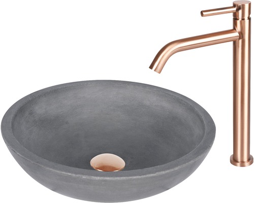 Lavoar de blat din beton cu baterie