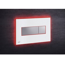 Placă de spălare WC cu iluminare LED și două butoane