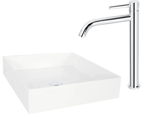 Lavoar pătrat Ceramică sanitară cu baterie